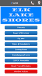 Mobile Screenshot of elklakeshores.net